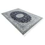 300 x 200cm Imperial High Quality Navy Nain Medallion Rug - Image 3