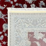 300 x 200cm Persian All Over Afshan Design Fine Machine Made Red Rug - Image 8