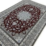 300 x 200cm Persian Kashan Elephant Feet Border Design Red Rug - Image 5
