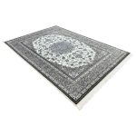 300 x 200cm Persian Kashan Elephant Feet Border Design Cream Rug - Image 3