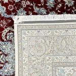 300 x 200cm Persian Kashan Elephant Feet Border Design Red Rug - Image 9