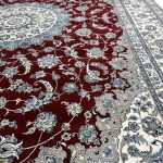 300 x 200cm Persian Red Nain Design Fine Quality Machine Made Rug - Image 7