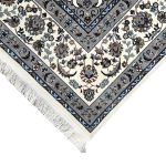 300 x 200cm Persian Nain Design Fine Machine Made Navy\Cream Rug - Image 4