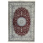 300 x 200cm Persian Red Nain Design Fine Quality Machine Made Rug