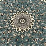 300 x 200cm Persian Floral Kashan Design Fine Machine Made Blue Rug - Image 6