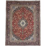 385 x 285cm Hand Knotted Persian Kashan Red  Rug