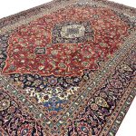 385 x 285cm Hand Knotted Persian Kashan Red  Rug - Image 3