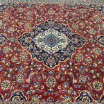 385 x 285cm Hand Knotted Persian Kashan Red  Rug - Image 4