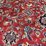 383 x 305cm Hand Knotted Kashan Persian Red Rug - Image 6