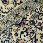Floral Persian Kashan Cream Rug