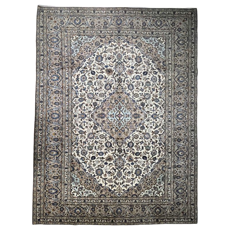 FloralKashan Cream rug