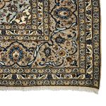 416 x 288cm Hand-Knotted Persian  Floral Kashan Cream Rug - Image 11