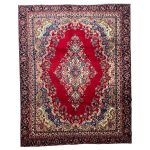 Red Kashan Shah Abbasi Rug