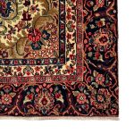 340cm x 245cm Hand-Knotted Red Kashan Shah Abbasi Rug - Image 6