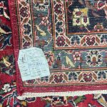 390 x 297cm Hand-Knotted Persian Kashan Cherry Red Rug - Image 7