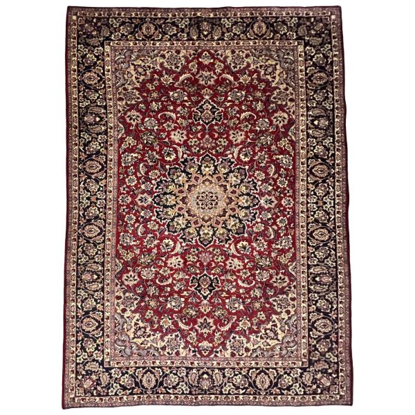 318cm x 210cm Hand-Knotted Kashan Persian Rug – Wool Rug