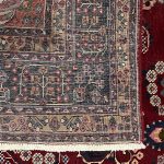 295cm x 200cm Hand-Knotted Persian Kashan Medallion Rug - Image 10
