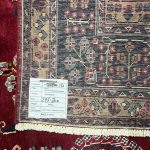 295cm x 200cm Hand-Knotted Persian Kashan Medallion Rug - Image 11