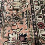290cm x 195cm Hand-Knotted Persian Vintage Geometric Tabriz Wool Rug - Image 6