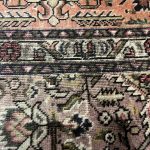 290cm x 195cm Hand-Knotted Persian Vintage Geometric Tabriz Wool Rug - Image 9