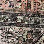 290cm x 195cm Hand-Knotted Persian Vintage Geometric Tabriz Wool Rug - Image 10