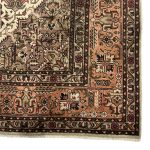 290cm x 195cm Hand-Knotted Persian Vintage Geometric Tabriz Wool Rug - Image 12
