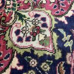 280cm x 200cm Hand-Knotted Persian Tabriz – Wool Rug - Image 8
