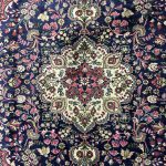 280cm x 200cm Hand-Knotted Persian Tabriz – Wool Rug - Image 9