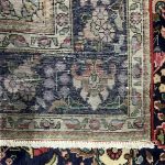 280cm x 200cm Hand-Knotted Persian Tabriz – Wool Rug - Image 11