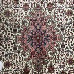 300cm x 200cm Hand-Knotted Persian Geometric Tabriz Wool Rug - Image 5