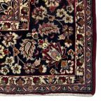 318cm x 210cm Hand-Knotted Persian Red Floral Mashad Design Rug - Image 6