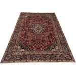275cm x 200cm Hand-Knotted Persian Kashan Design Red Rug - Image 2