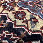 275cm x 200cm Hand-Knotted Persian Kashan Design Red Rug - Image 8