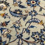 Persian Green Kashan Floral Rug