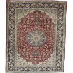 375cm x 298cm Hand-Knotted Persian Floral Najafabad Rug
