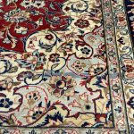 375 x 298cm Hand-Knotted Persian Floral Najafabad Rug - Image 8