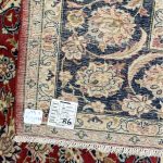 375 x 298cm Hand-Knotted Persian Floral Najafabad Rug - Image 9