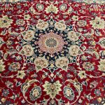 305 x 200cm Hand Knotted Persian Najafabad Classic Red Rug - Image 4