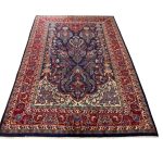 290 x 195cm Vintage Hand Knotted Persian Tabriz-Tree of Life Vase Design Rug - Image 3
