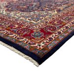 290 x 195cm Vintage Hand Knotted Persian Tabriz-Tree of Life Vase Design Rug - Image 9