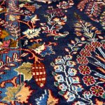 290 x 195cm Vintage Hand Knotted Persian Tabriz-Tree of Life Vase Design Rug - Image 6