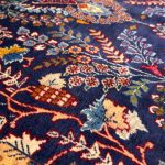 290 x 195cm Vintage Hand Knotted Persian Tabriz-Tree of Life Vase Design Rug - Image 7