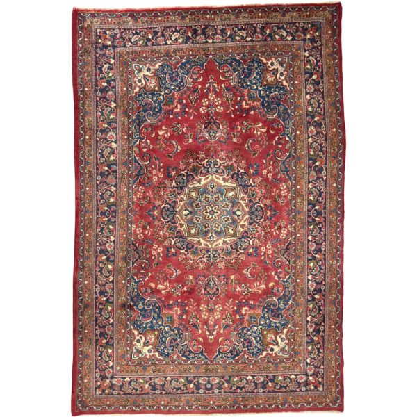 Mashhad red rug