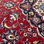 300 x 200cm Persian Kashan Red Medallion Hand Knotted Rug - Image 6