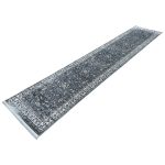 400 x 80cm Persian All Over Afshan Design Grey Runner Rug - Image 2
