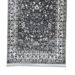 400 x 80cm Persian All Over Afshan Design Grey Runner Rug - Image 4