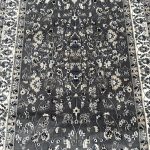 400 x 80cm Persian All Over Afshan Design Grey Runner Rug - Image 6