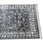400 x 80cm Persian All Over Afshan Design Grey Runner Rug - Image 7