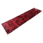 300 x 80cm Afghan Kazak Elephant Feet Design Runner Rug - Image 2