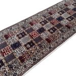 300 x 80cm Persian Bakhtyari Design Beige Runner Rug - Image 4
